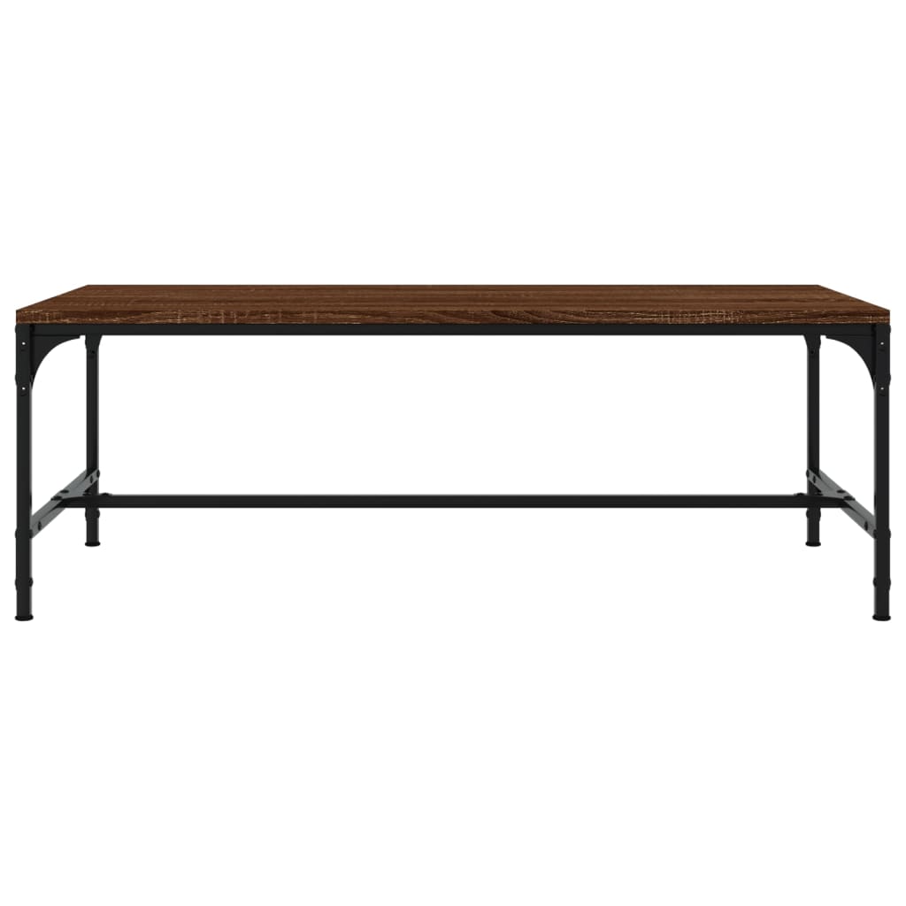vidaXL Coffee Table Brown Oak 100x50x35 cm Engineered Wood