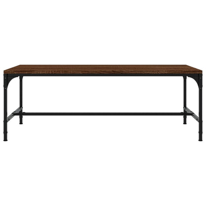 vidaXL Coffee Table Brown Oak 100x50x35 cm Engineered Wood