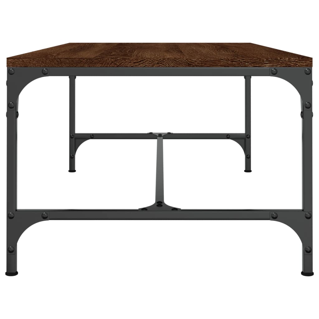 vidaXL Coffee Table Brown Oak 100x50x35 cm Engineered Wood