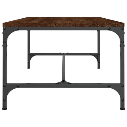 vidaXL Coffee Table Brown Oak 100x50x35 cm Engineered Wood