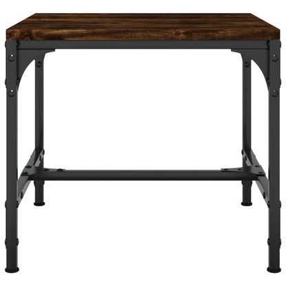 vidaXL Side Tables 2 pcs Smoked Oak 40x40x35 cm Engineered Wood