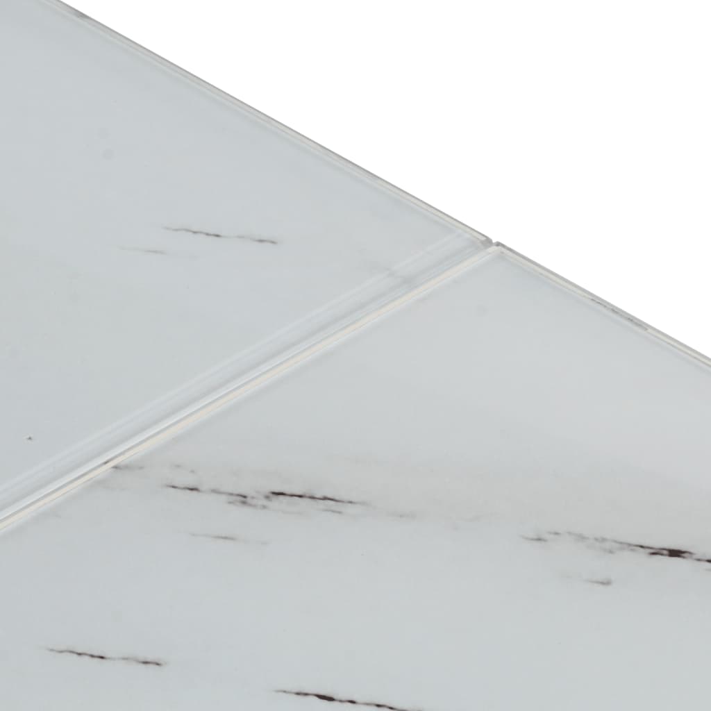 vidaXL Coffee Table Silver Stainless Steel and Tempered Glass