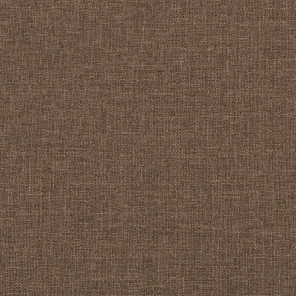 vidaXL Massage Reclining Office Chair Brown Fabric