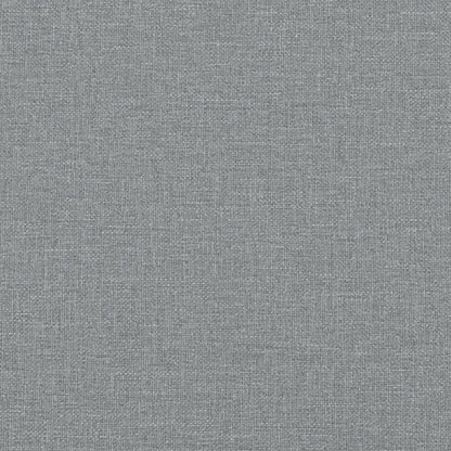 vidaXL Reclining Office Chair Light Grey Fabric