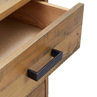 vidaXL Bedside Cabinet Brown 36x30x54 cm Solid Pinewood