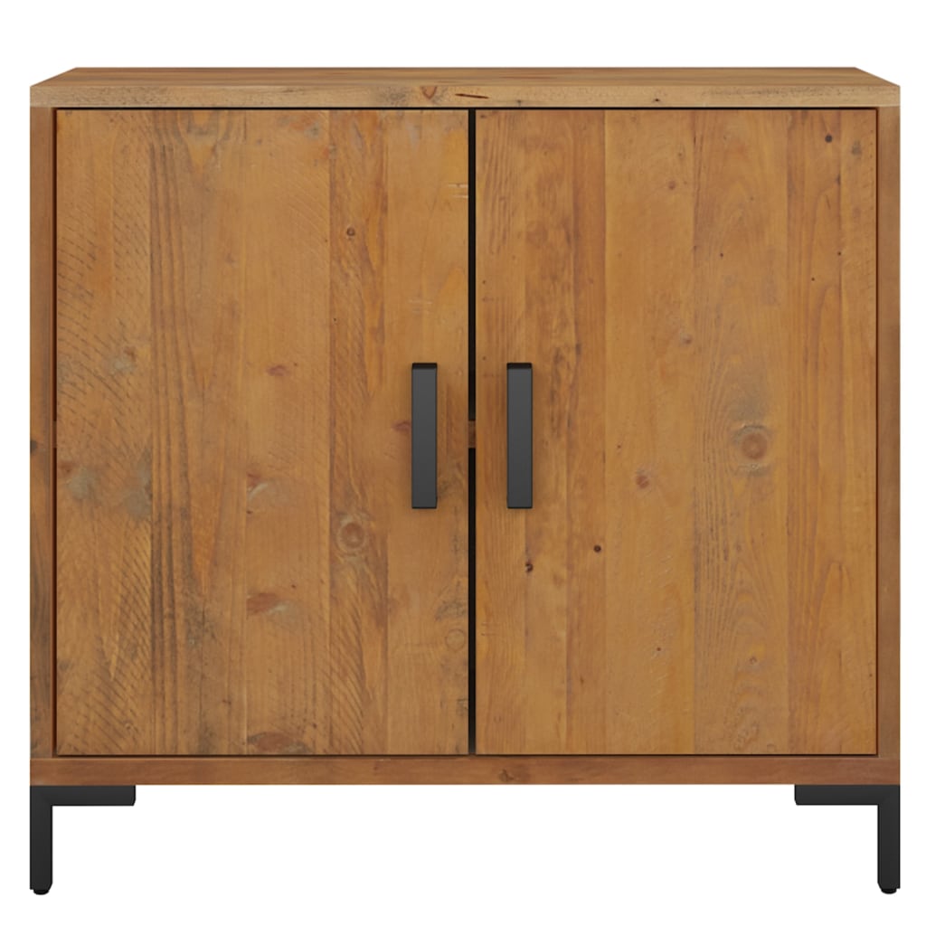 vidaXL Sideboard Brown 75x35x70 cm Solid Pinewood