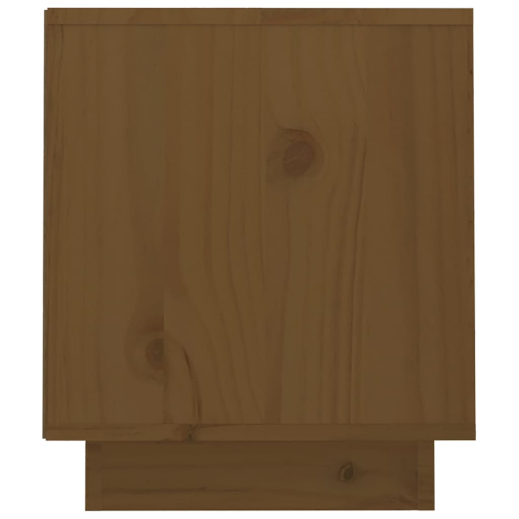 vidaXL TV Cabinet Honey Brown 70x34x40 cm Solid Wood Pine