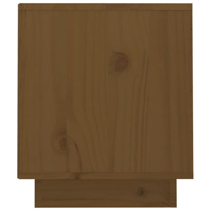vidaXL TV Cabinet Honey Brown 70x34x40 cm Solid Wood Pine