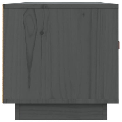 vidaXL TV Cabinet Grey 80x34x35 cm Solid Wood Pine