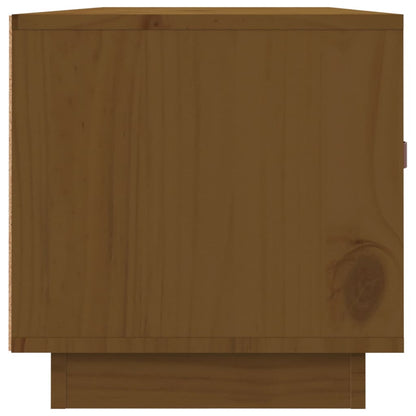 vidaXL TV Cabinet Honey Brown 80x34x35 cm Solid Wood Pine
