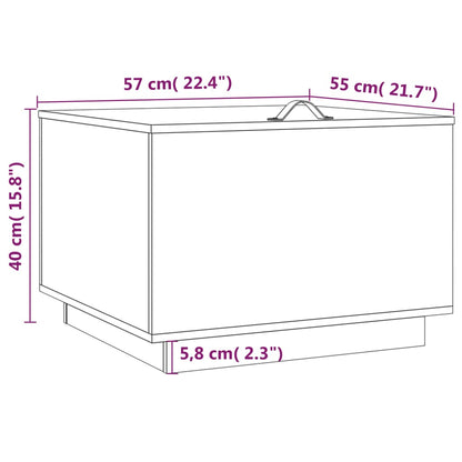 vidaXL Storage Boxes with Lids 3 pcs Grey Solid Wood Pine