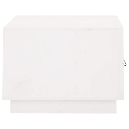 vidaXL Coffee Table White 80x50x35 cm Solid Wood Pine