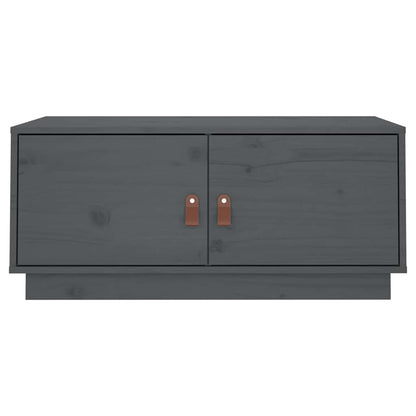 818252 vidaXL Coffee Table Grey 80x50x35 cm Solid Wood Pine