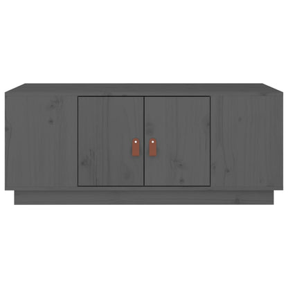 vidaXL Coffee Table Grey 100x50x41 cm Solid Wood Pine