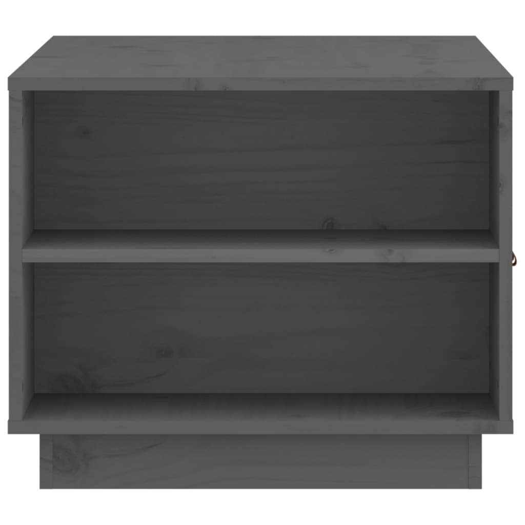 vidaXL Coffee Table Grey 100x50x41 cm Solid Wood Pine