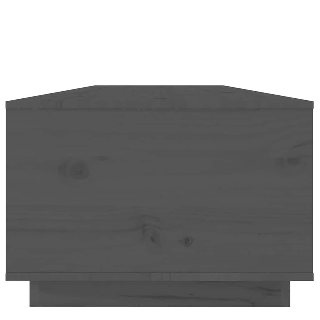 vidaXL Coffee Table Grey 100x50x35 cm Solid Wood Pine