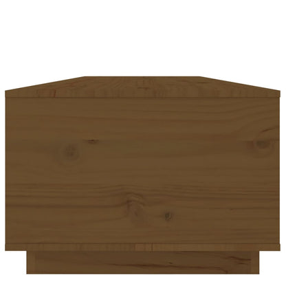 vidaXL Coffee Table Honey Brown 100x50x35 cm Solid Wood Pine