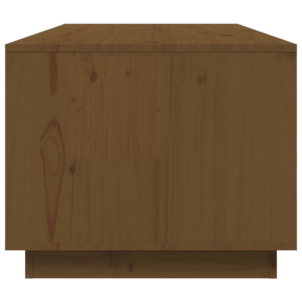 vidaXL Coffee Table Honey Brown 100x50x41 cm Solid Wood Pine