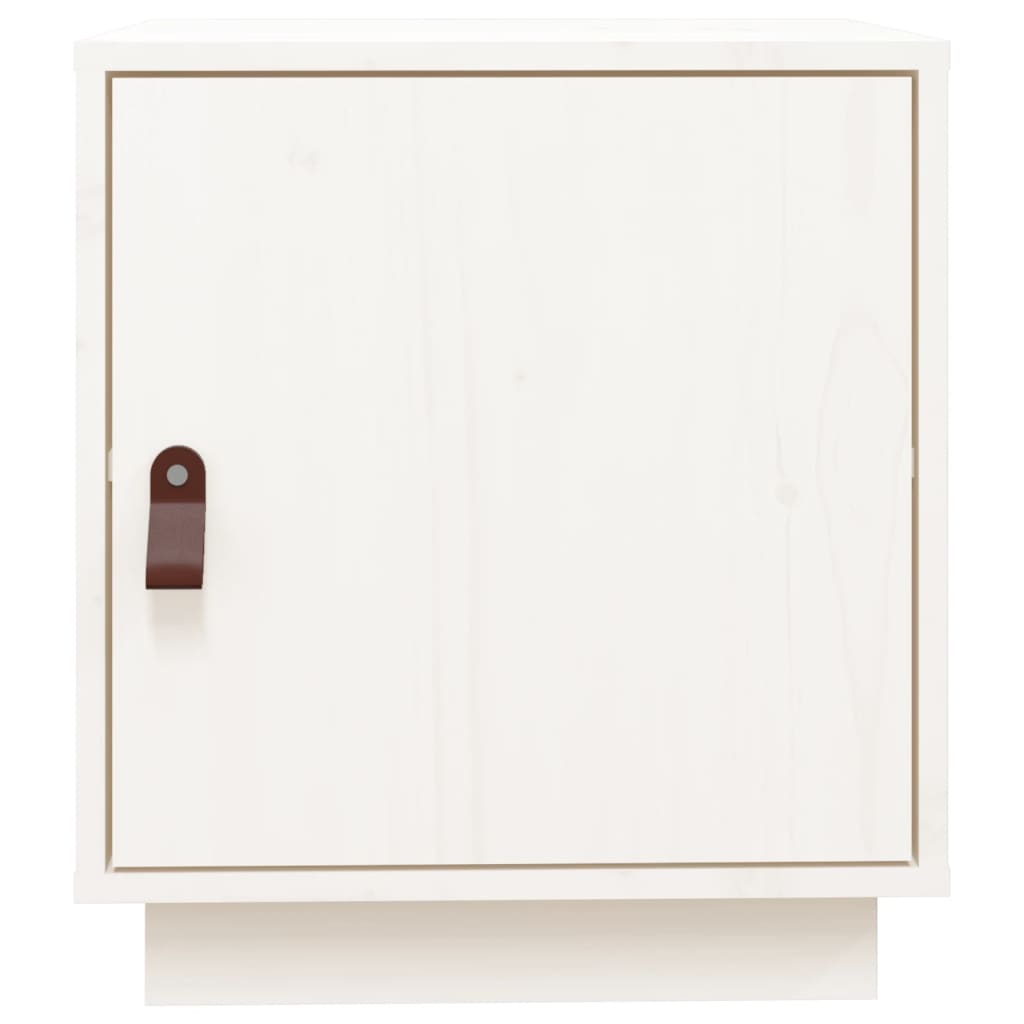 vidaXL Bedside Cabinets 2 pcs White 40x34x45 cm Solid Wood Pine