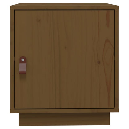 vidaXL Bedside Cabinet Honey Brown 40x34x45 cm Solid Wood Pine