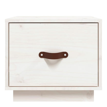 vidaXL Bedside Cabinets 2 pcs White 40x34x35 cm Solid Wood Pine