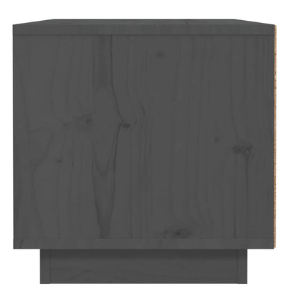 vidaXL Bedside Cabinet Grey 40x34x35 cm Solid Wood Pine
