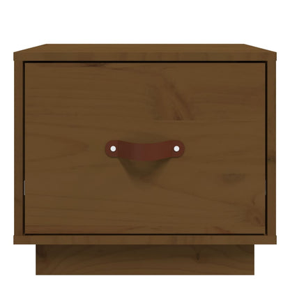 vidaXL Bedside Cabinet Honey Brown 40x34x35 cm Solid Wood Pine