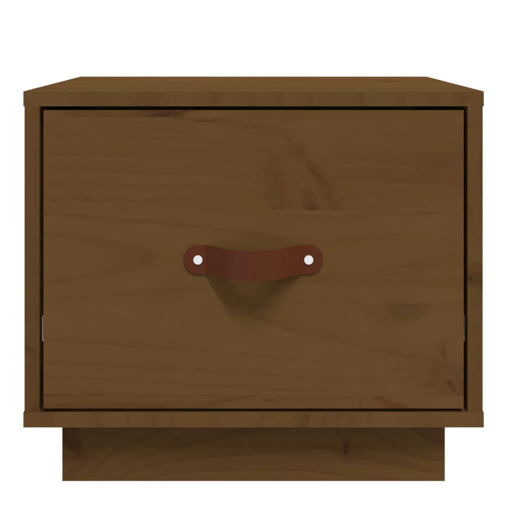 vidaXL Bedside Cabinets 2 pcs Honey Brown 40x34x35 cm Solid Wood Pine