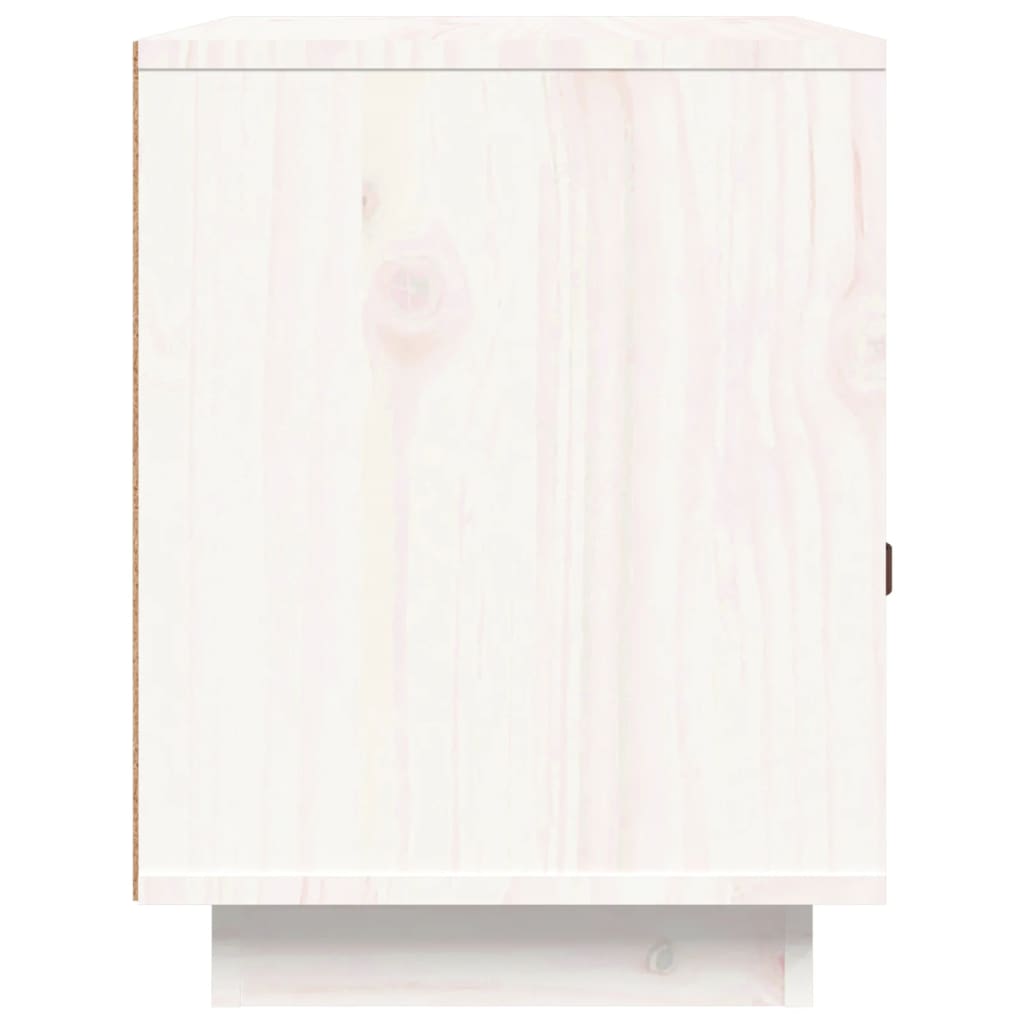 vidaXL Bedside Cabinets 2 pcs White 40x34x45 cm Solid Wood Pine