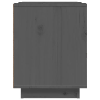 vidaXL Bedside Cabinets 2 pcs Grey 40x34x45 cm Solid Wood Pine