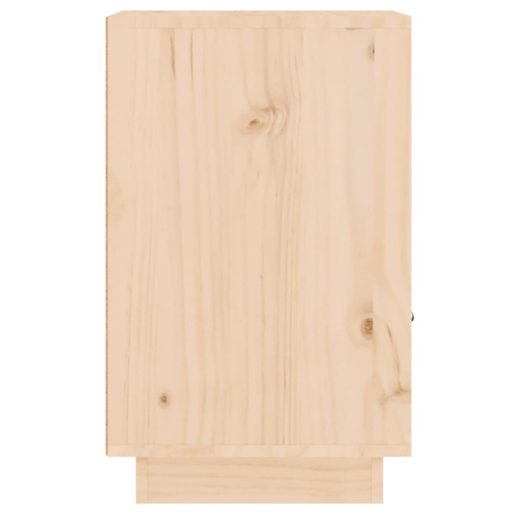 vidaXL Bedside Cabinet 40x34x55 cm Solid Wood Pine