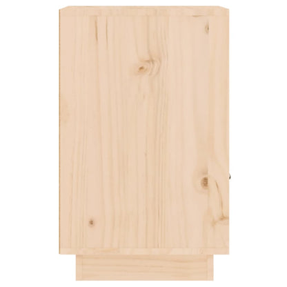 vidaXL Bedside Cabinet 40x34x55 cm Solid Wood Pine