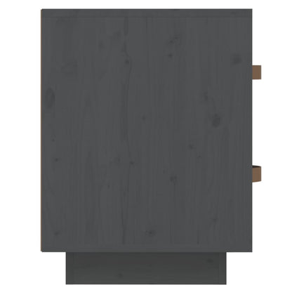vidaXL Bedside Cabinets 2 pcs Grey 40x34x45 cm Solid Wood Pine