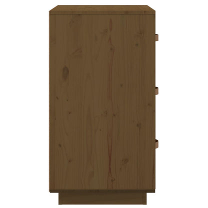 vidaXL Bedside Cabinet | Honey Brown | Solid Pine Wood | 40x40x75 cm