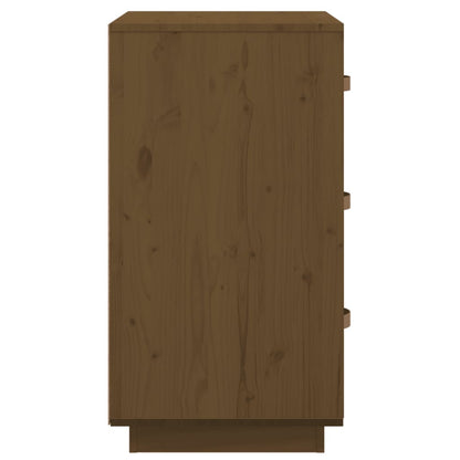 vidaXL Bedside Cabinets 2 pcs Honey Brown 40x40x75 cm Solid Wood Pine
