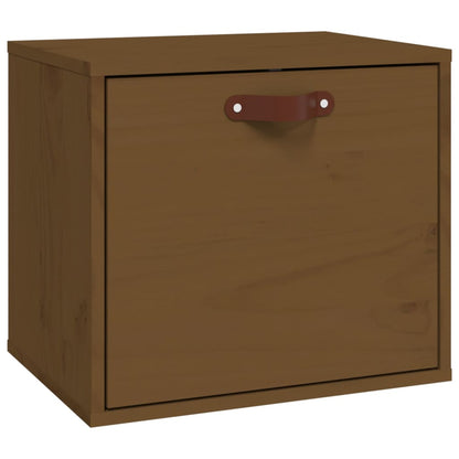 vidaXL Wall Cabinet Honey Brown 40x30x35 cm Solid Wood Pine