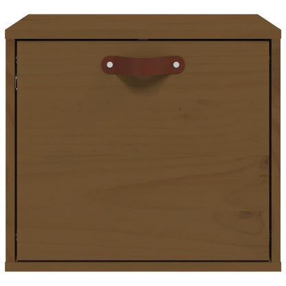 vidaXL Wall Cabinet Honey Brown 40x30x35 cm Solid Wood Pine