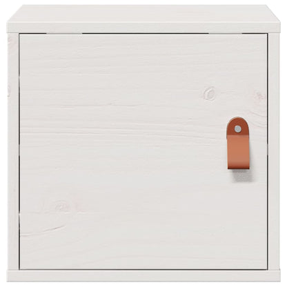 vidaXL Wall Cabinets 2 pcs White 31.5x30x30 cm Solid Wood Pine