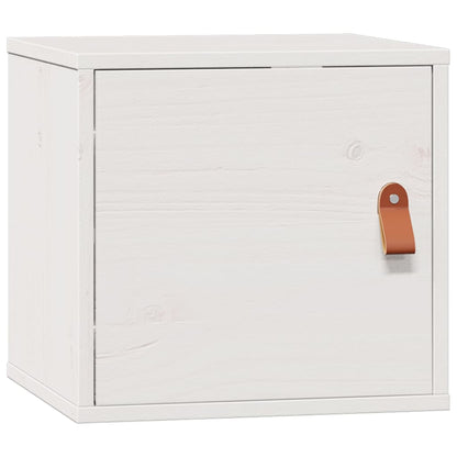 vidaXL Wall Cabinets 2 pcs White 31.5x30x30 cm Solid Wood Pine