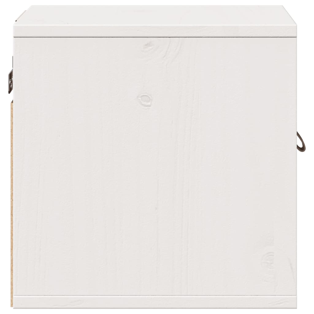 vidaXL Wall Cabinets 2 pcs White 31.5x30x30 cm Solid Wood Pine
