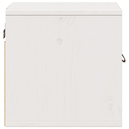 vidaXL Wall Cabinets 2 pcs White 31.5x30x30 cm Solid Wood Pine
