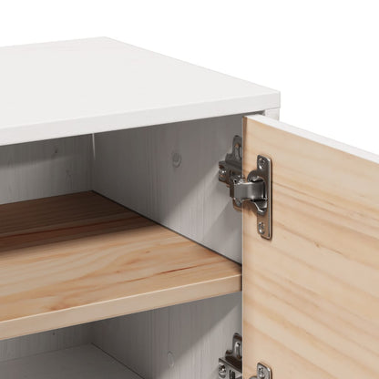 vidaXL Wall Cabinets 2 pcs White 31.5x30x30 cm Solid Wood Pine