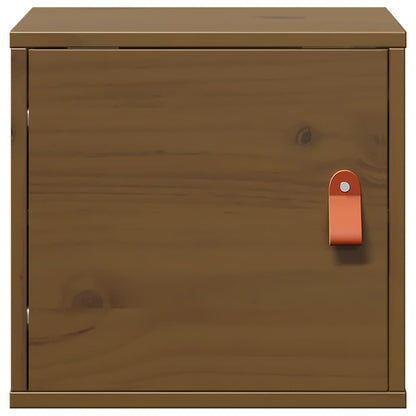 vidaXL Wall Cabinets 2 pcs Honey Brown 31,5x30x30 cm Solid Wood Pine