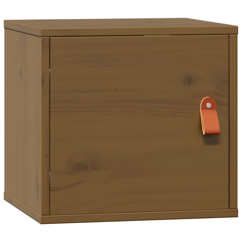 vidaXL Wall Cabinets 2 pcs Honey Brown 31,5x30x30 cm Solid Wood Pine