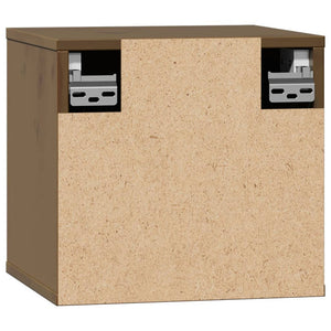 vidaXL Wall Cabinets 2 pcs Honey Brown 31.5x30x30 cm Solid Wood Pine