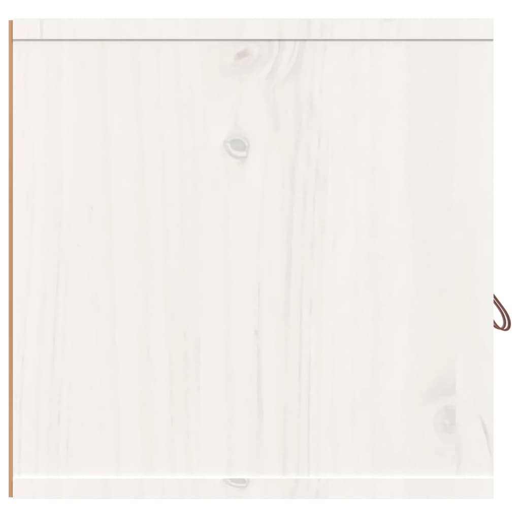 vidaXL Wall Cabinets 2 pcs White 80x30x30 cm Solid Wood Pine