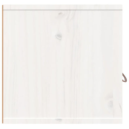 vidaXL Wall Cabinets 2 pcs White 80x30x30 cm Solid Wood Pine