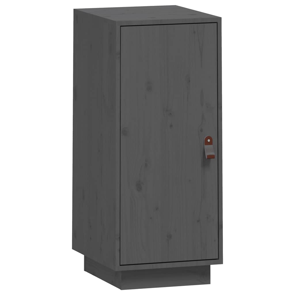 vidaXL Sideboard Grey 34x40x75 cm Solid Wood Pine