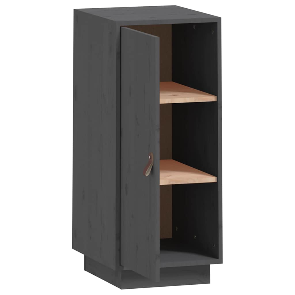 vidaXL Sideboard Grey 34x40x75 cm Solid Wood Pine