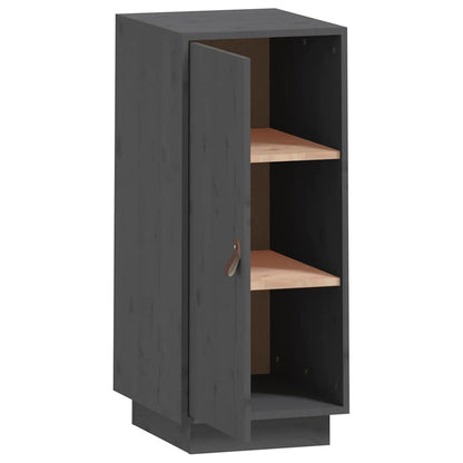 vidaXL Sideboard Grey 34x40x75 cm Solid Wood Pine